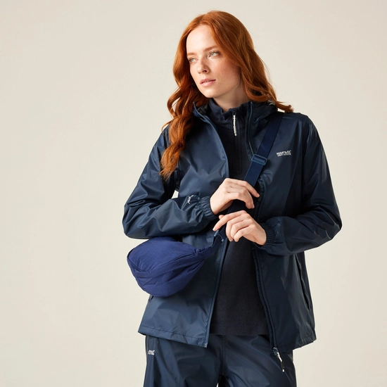 מעיל גשם מתקפל Regatta Pack it Jacket כחול כהה נשים