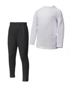 סט טרמי Outdoor X-Warm ילדים שחור לבן