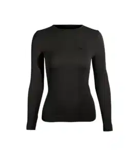 חולצת Outdoor Seamless נשים שחור