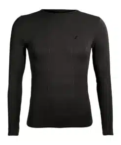 חולצת Outdoor Seamless גברים שחור