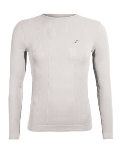 חולצת Outdoor SEAMLESS גברים לבן