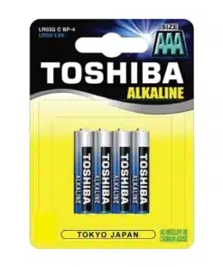 מארז רביעיית סוללות AAA בליסטר Toshiba