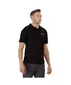 חולצת פולו מנדפת Regatta Maverick IV שחור גברים