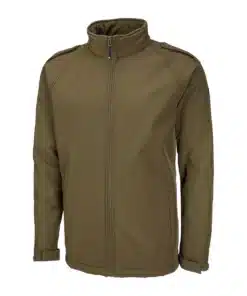 מעיל סופטשל Outdoor Gordon זית עם כותפות גברים
