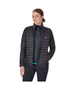 מעיל פוך Rab Microlight שחורטורקיז נשים