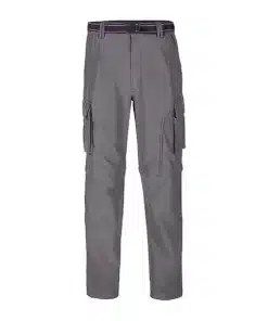 מכנסיים מתפרקים בד סטרצ' Outdoor Sierra ארוך אפור גברים