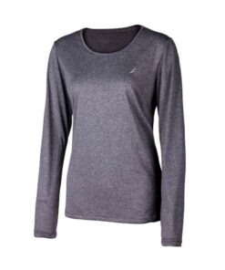 חולצה ארוכה Outdoor אפור כהה מלאנג' נשים