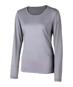 חולצה ארוכה Outdoor אפור מלאנג' נשים