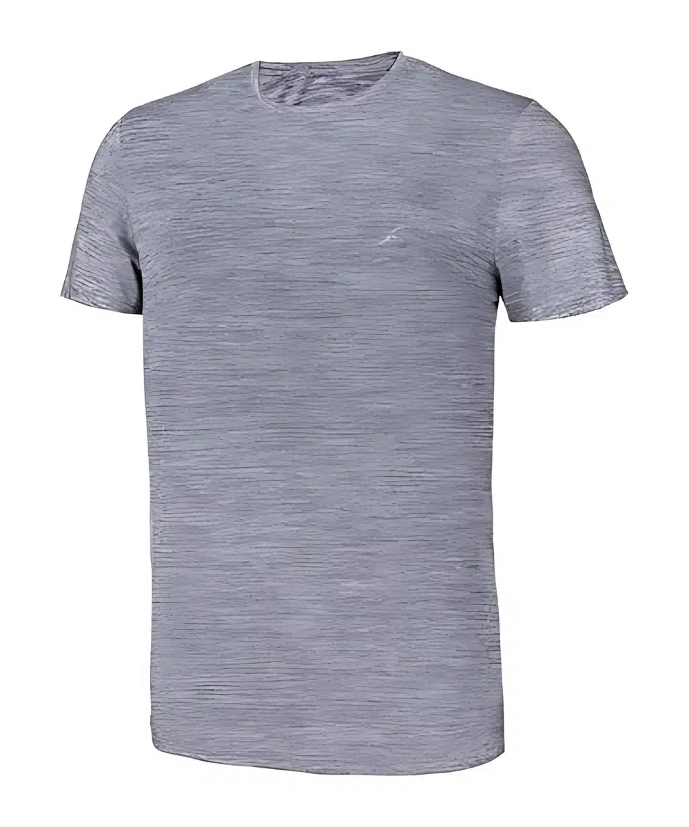 חולצה קצרה Outdoor T אפור בהיר מלאנג' גברים