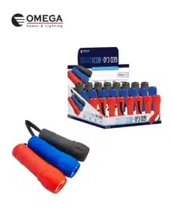 פנס COB פלסטיק 9 נורות לד Omega