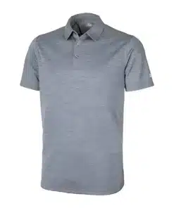 חולצה קצרה Outdoor Polo Quickdry אפור בהיר מלאנג'