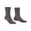 גרב טיולים Bridgedale Hike LightWeight Merino Performance Boot אפור