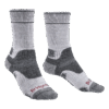 גרב טיולים Bridgedale Hike MidWeight Merino Performance Boot אפור שחור