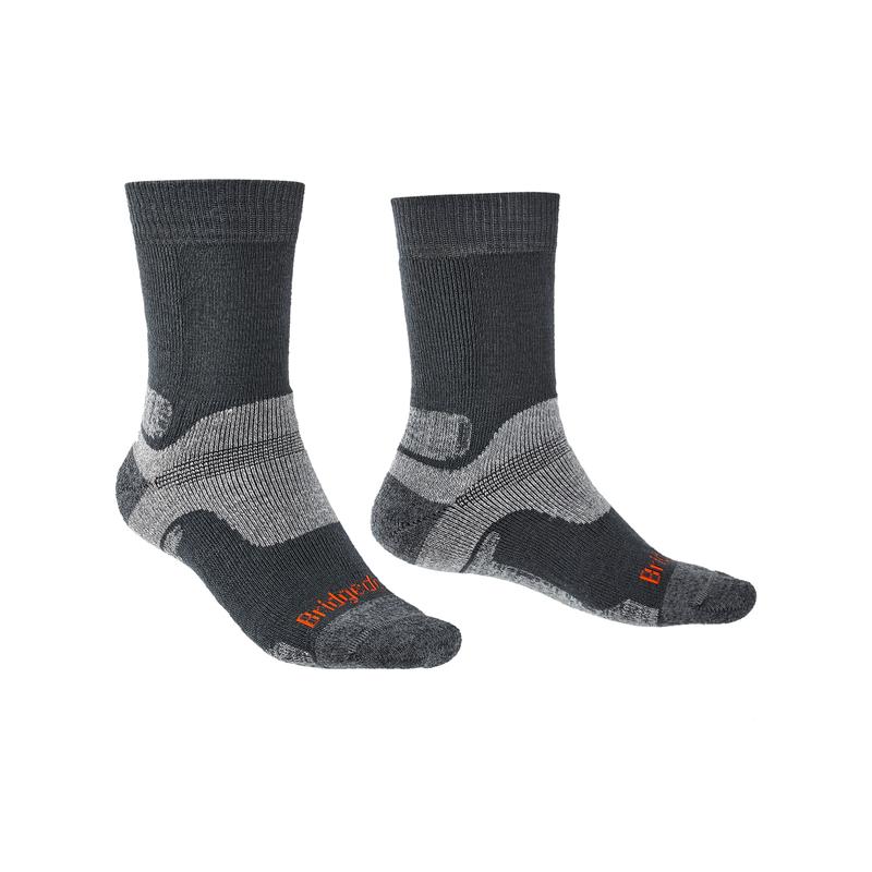 גרב טיולים Bridgedale Hike MidWeight Merino Performance Boot מטאלי