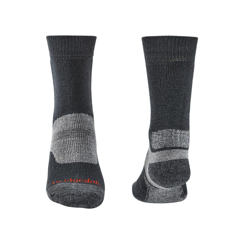 גרב טיולים Bridgedale Hike MidWeight Merino Performance Boot מטאלי – תמונה 2