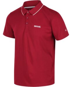 חולצת פולו מנדפת Regatta Maverick בורדו גברים