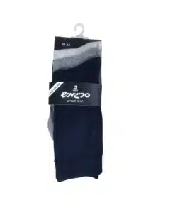 שלישיית גרבי גבר חלק סריגמיש מעורב צבעים