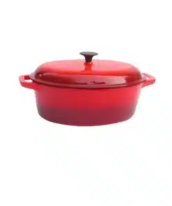 סיר אמאייל אובלי 6 ליטר אדום