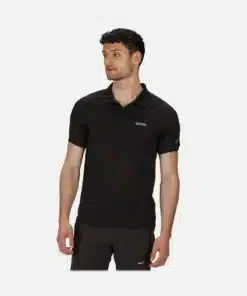 חולצת פולו לטיולים Regatta Remex Black גברים