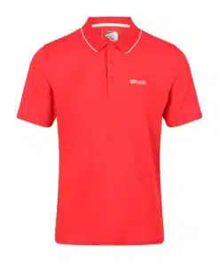 חולצת פולו מנדפת Regatta Maverik V Fiery Red גברים