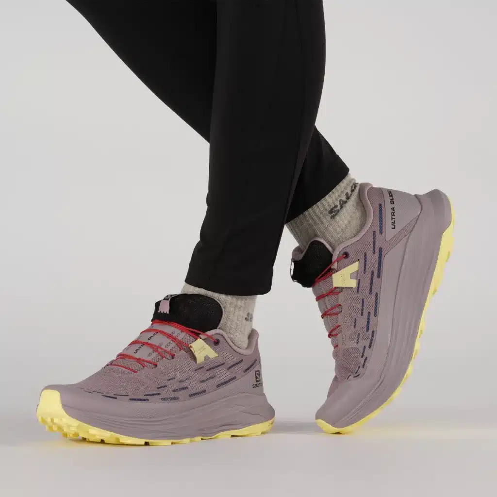 נעל Salomon Ultra Glide אפור/צהוב נשים – תמונה 2