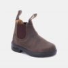 מגף צ'לסי Blundstone 565 Rustic Brown לילדים בעור חום עם סוליה שחורה