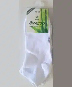 שלישיית קרסוליות במבוק לבן גברים סריגמיש