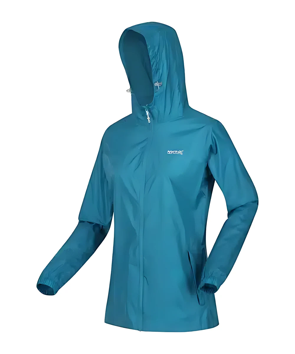 מעיל גשם מתקפל Regatta Pack it Jacket כחול פגודה נשים