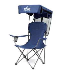 כסא מתקפל עם גגון Outdoor Miami כחול