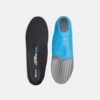 זוג מדרסי רפידה Sofsole Ultra Lite בשחור וכחול, תצוגה עליונה של שתי הרפידות