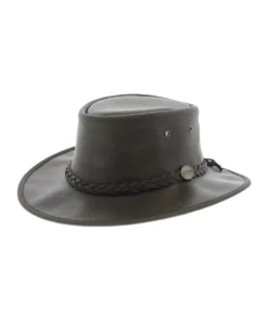 כובע Barmah 1063CD פולדווי סדלר שרוך סנטר שוקולד