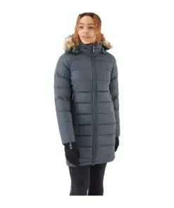 מעיל פוך Rab Deep Cover Parka אפור נשים
