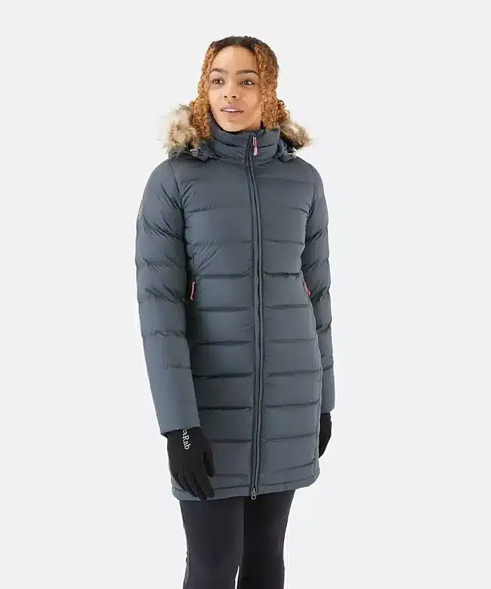 מעיל פוך Rab Deep Cover Parka אפור נשים