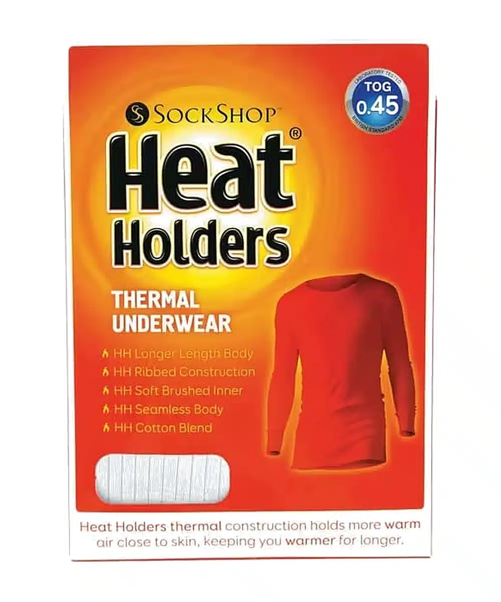 חולצה טרמית Heat Holders Top Vest לבן גברים