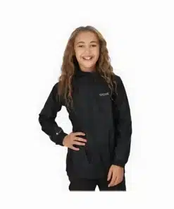 מעיל גשם מתקפל Regatta Pack It Jacket Black ילדים