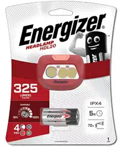 פנס ראש 325 לומנס לבן אדום 4 מצבים Energizer