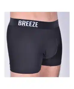 2 זוגות בוקסר במבוק קלאסי גבר שחור Breeze