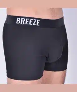 2 זוגות בוקסר במבוק קלאסי גבר שחור Breeze