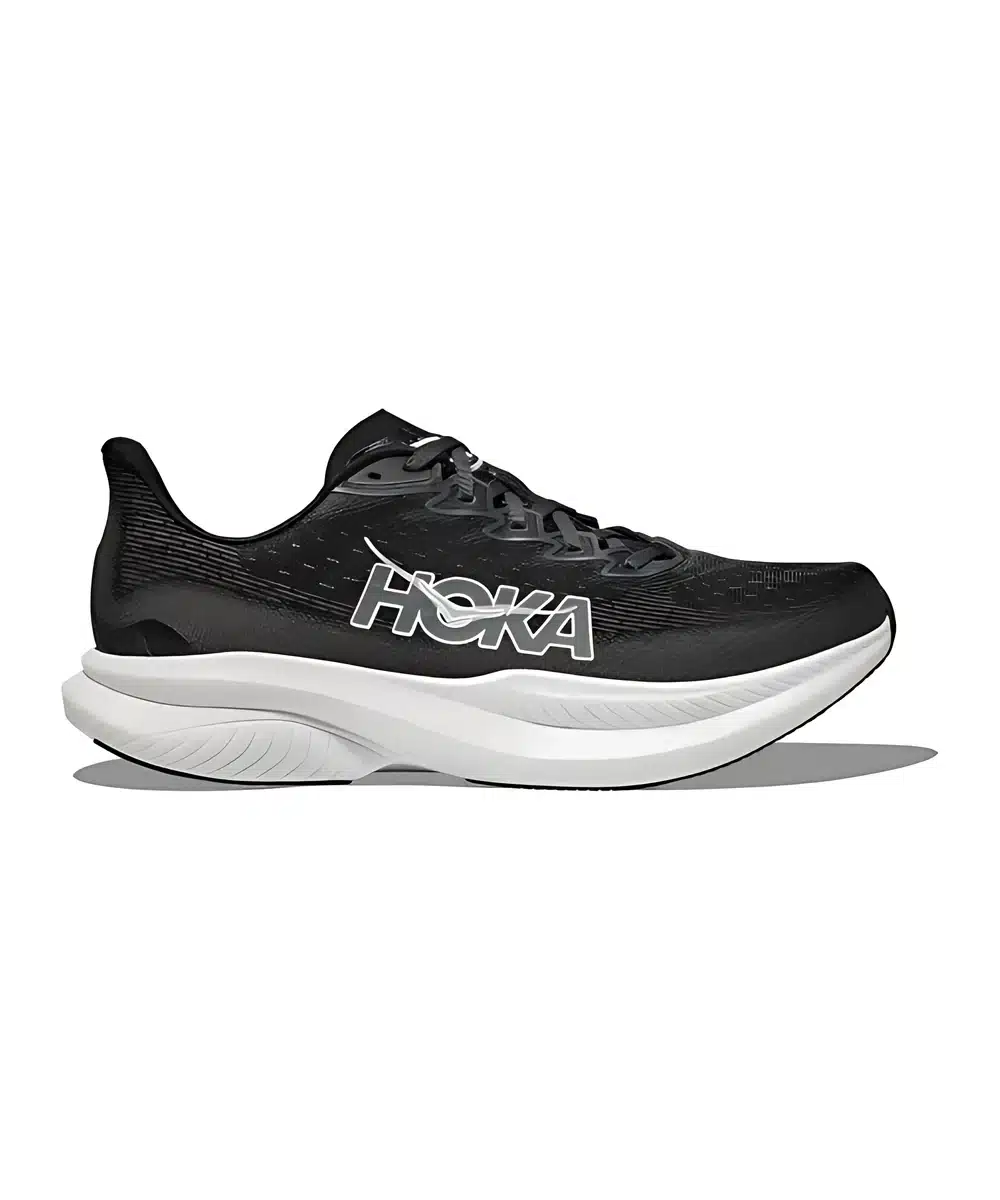 נעל Hoka Mach 6 Wide שחור/לבן גברים