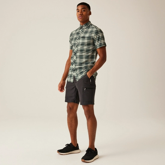 ⁦חולצת טיולים מכופתרת Regatta Travel PackAwy Agave Green⁩ – תמונה ⁦6⁩