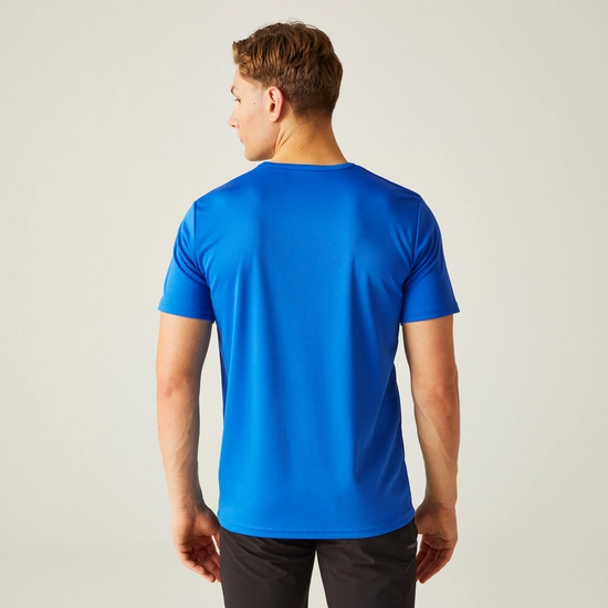 ⁦חולצה מנדפת Regatta Fingal Slogan III כחול אוקספורד גברים⁩ – תמונה ⁦5⁩