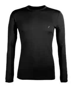 חולצה טרמית צמר Outdoor Merino 150 שחור גברים