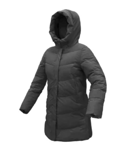 מעיל פוך ארוך Outdoor Magnolia שחור נשים
