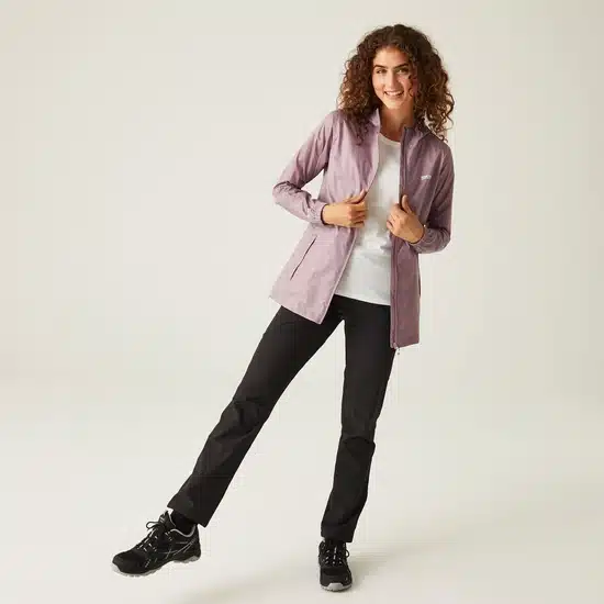 ⁦מעיל גשם Regatta Pack It Jacket III Heather נשים⁩ – תמונה ⁦3⁩