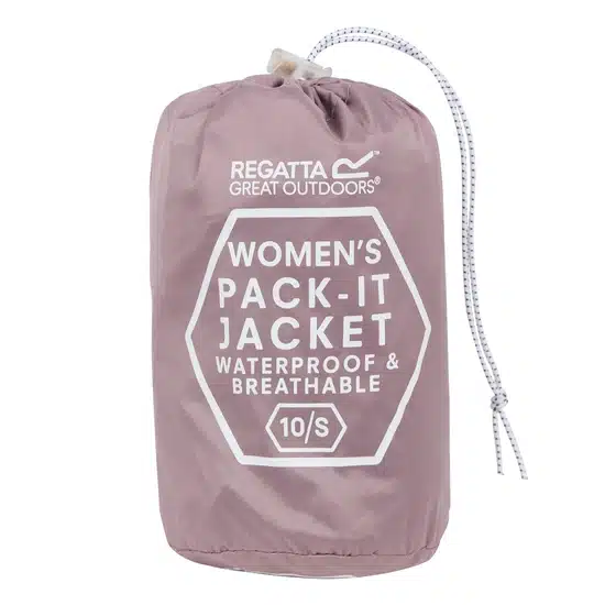 ⁦מעיל גשם Regatta Pack It Jacket III Heather נשים⁩ – תמונה ⁦10⁩