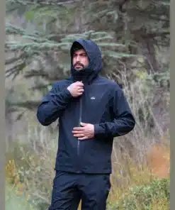מעיל גשם Outdoor Chuck שחור גברים