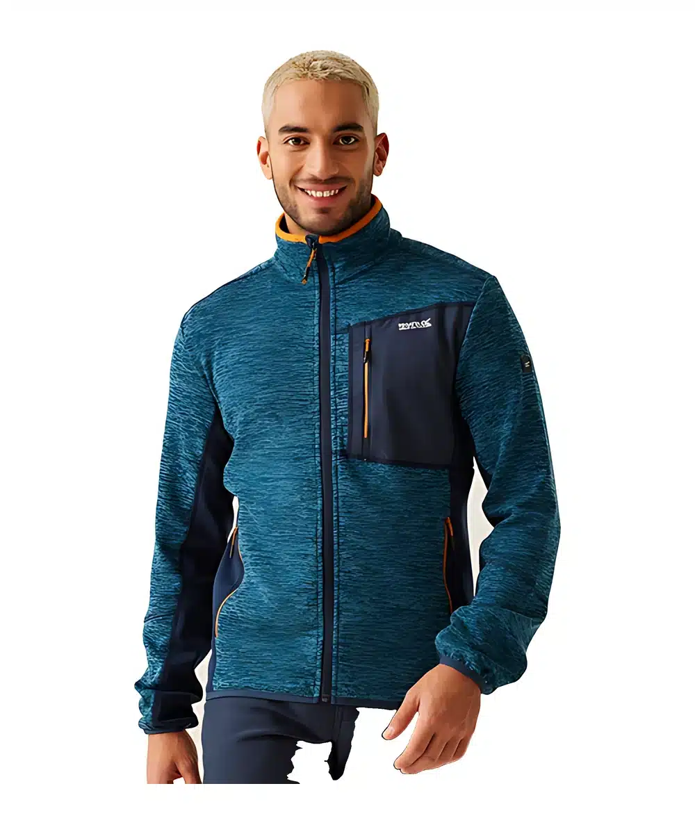 ג'קט פליז Regatta Baslinn Moroccan Blue Navy Marl גברים