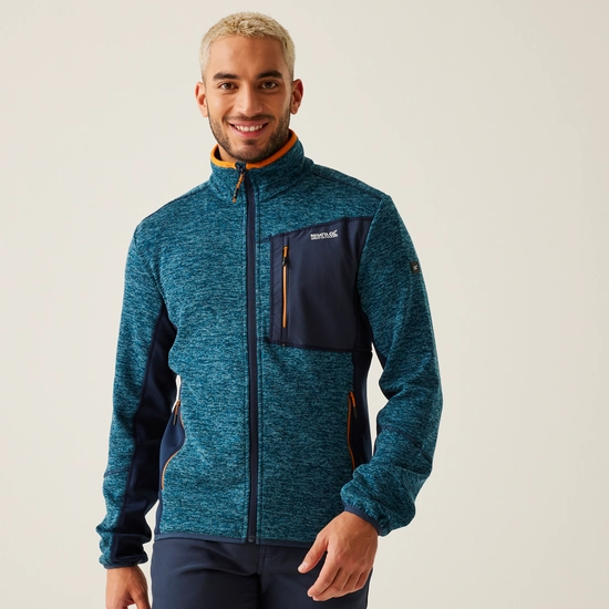 ג'קט פליז Regatta Baslinn Moroccan Blue Navy Marl גברים