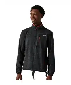 ג'קט פליז Regatta Baslinn Black Marl Black גברים