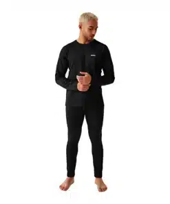 סט טרמי Regatta Thermal BaseLayer שחור גברים